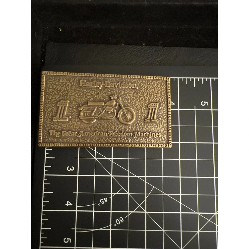 Harley Davidson Belt Buckle Freedom Machine 97697-15VM 3.5x2in Americana